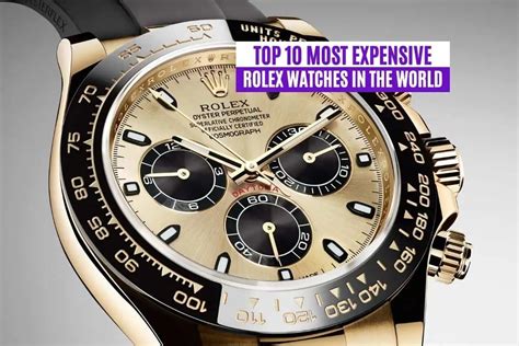 rolex most expensive watch ever made|top 10 most expensive Rolex.